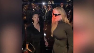 Nicole Kidman and Salma Hayek’s tense exchange at Balenciaga show goes viral during Paris Fashion Week