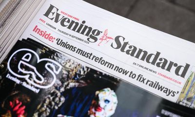 Evening Standard losses top £100m in seven years as daily closes