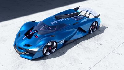 This Alpine Supercar Has a Hydrogen V-6 Engine