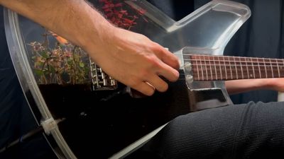 “It’s pretty awkward to hold and you have to make sure water doesn’t spill out... but it’s definitely playable”: Burls Art unveils his guitar-quarium