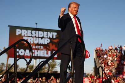 Trump slammed for suggesting woman heckler should ‘get knocked out’ at Coachella rally