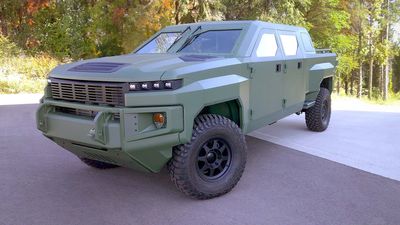 GM Defense’s New Tactical Vehicle Is A Diesel Extended-Range EV