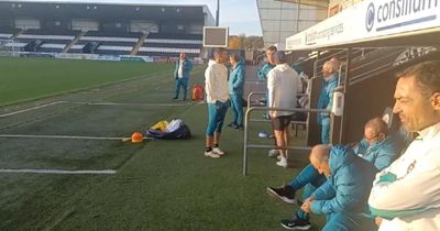 Cristiano Ronaldo trains with Portugal teammates in Paisley