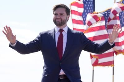 JD Vance Arrives In Minneapolis For Campaign Events