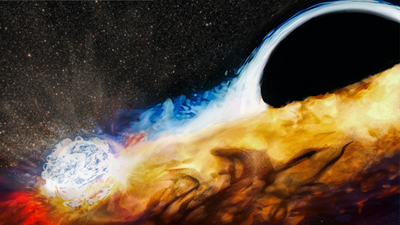 Monster black hole is a 'cosmic Michael Myers' killing a star and brutally attacking another