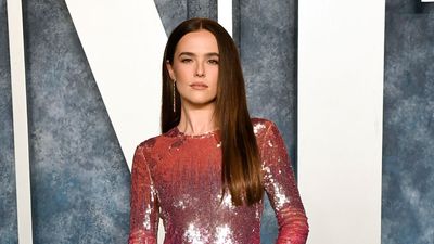 Zoey Deutch's rebellious sofa color brings 'instant character' to her rustic living room – color experts decode its controversial power