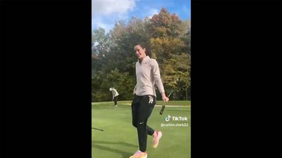 Joyous Caitlin Clark Taunting Lexie Hull for Missing Clutch Putt Was a Priceless Moment