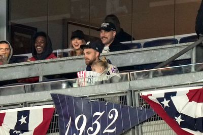 Taylor Swift and Travis Kelce attend Game 1 of ALCS at Yankee Stadium