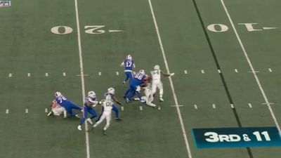 Bills' Josh Allen Found Unique Way to Escape Pass Rush Before Throwing TD vs. Jets