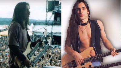 “He turns back to where all the guitars are and the double-neck is gone, stolen from the stage while the lights are down”: Nuno Bettencourt’s custom Washburn N-8 double-neck was stolen from an arena stage – but made a remarkable return