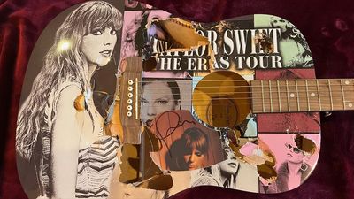 I can do it with a broken guitar: the story of the smashed-up Taylor Swift-themed acoustic takes another turn as it’s flipped for more than than it sold for when it was still in one piece