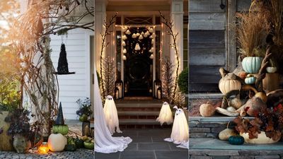 8 frightfully chic outdoor Halloween decorating ideas for your front door, yard, and beyond to inspire you