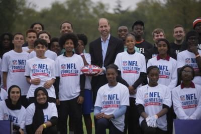 Prince William Joins NFL Flag Football Event In London