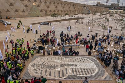 Egypt's long-delayed mega-museum will open some of its main galleries, a trial run for full opening