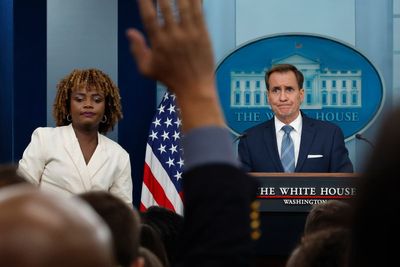 White House ‘feud’ heats up as Karine Jean-Pierre ‘blocks’ John Kirby from podium