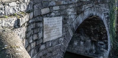 Three letters, one number, a knife and a stone bridge: how a graffitied equation changed mathematical history