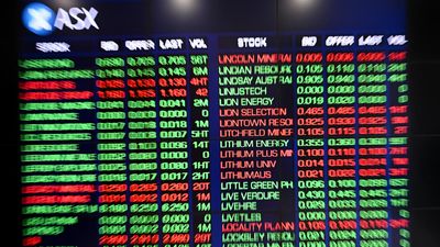 Australian shares down slightly at midday