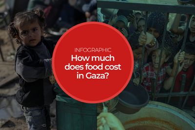 How much does food cost in Gaza?