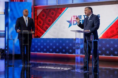 Ted Cruz scolded by Democratic Senate challenger for laughing at Jan 6 comment during heated debate