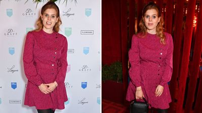 Princess Beatrice’s raspberry mini dress is tempting us away from a muted winter colour palette