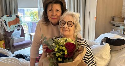 Two Doors Down star visits Janey Godley in hospice with 'lovely' gift