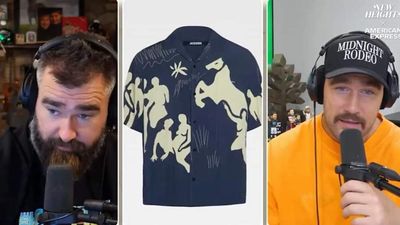 Jason Kelce Roasted Travis Kelce for Wearing Erotic Shirt on Date With Taylor Swift