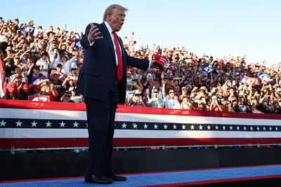 Trump Rally Bus Driver Says 'Stranded' Attendees Got Violent, Sent Him to ER with Bloody Nose