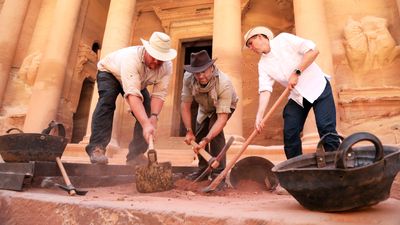 2,000-year-old tomb holding 12 skeletons found at Petra where 'Indiana Jones and the Last Crusade' was filmed