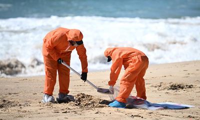 Mysterious tar balls washing ashore force closure of seven beaches in Sydney including Bondi