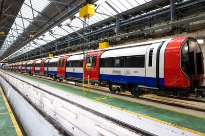 New London Underground train vandalised with graffiti before even making it into service