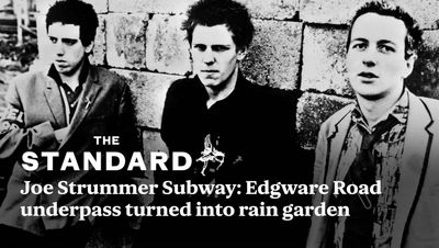 Joe Strummer subway: London pedestrian tunnels given makeover to become eco 'rain garden'