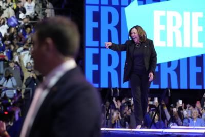 Kamala Harris Focuses On 'Blue Wall' States