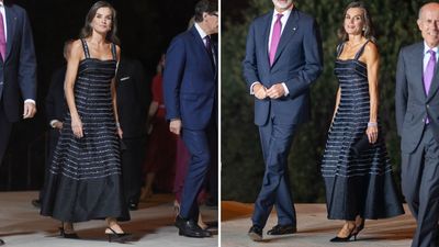 Goodbye stilettos, Queen Letizia oozes confidence in chic kitten heels that prove they can be every bit as fabulous