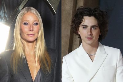 Gwyneth Paltrow and Timothée Chalamet share passionate kiss on set of new movie