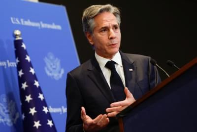 US Secretary Of State Discusses Israel-Hamas Conflict With Allies