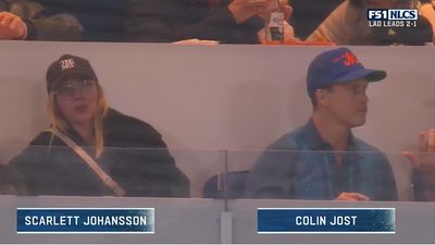 Scarlett Johansson Wore the Perfect Hat to Mets Game