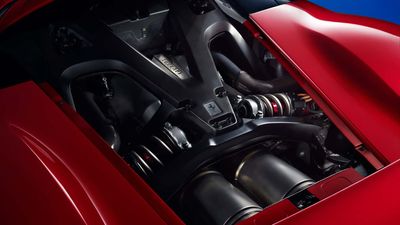 The F80's V-6 Is Better Than a V-12, Says Ferrari