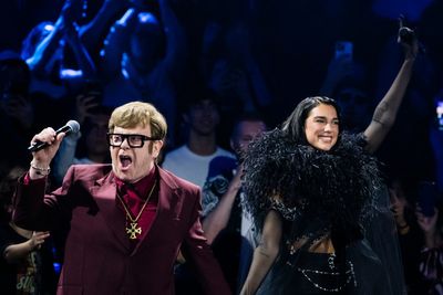 Dua Lipa, Royal Albert Hall review: Even Elton John can’t upstage a night that has no right to work this well