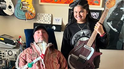 “This experience has deeply touched my heart in a way I never expected”: Jason Becker gifts guitar to viral 11-year-old metal star Maya Neelakantan following heartwarming meeting