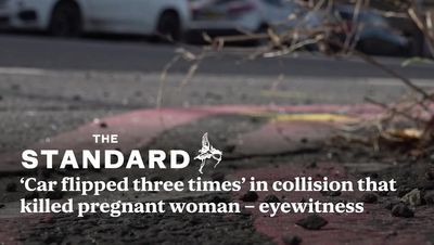 ‘Car flipped three times’ in collision that killed pregnant woman – eyewitness