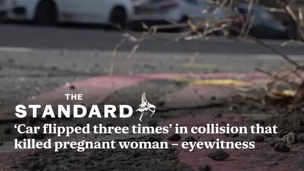 ‘Car flipped three times’ in collision that killed pregnant woman – eyewitness