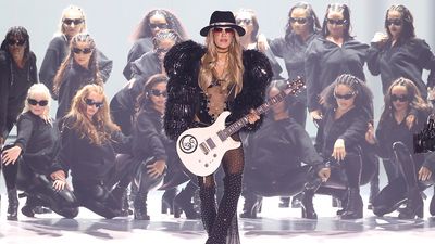 “Warning: Orianthi’s guitar solo may cause spontaneous dancing, screaming, and chills”: Orianthi showcases her latest PRS custom build as she soundtracks the Victoria’s Secret Fashion Show with two rock classics