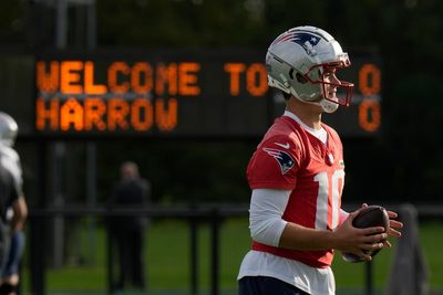 Patriots practice on Winston Churchill's old stomping grounds in London