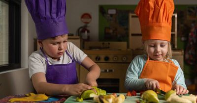 The young chefs learning to prep fresh produce for healthy eating habits