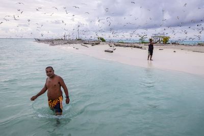 Palau’s vibrant Helen Reef is a magnet for poachers. These rangers keep it safe