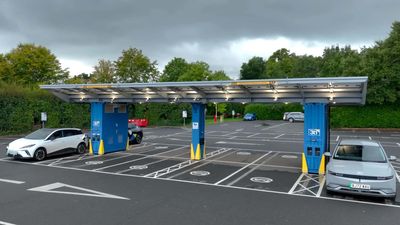 Watch How This 12-Bay EV Charging Station Was Installed In Just A Few Hours