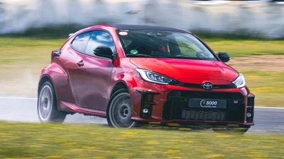 True Joy Is Four-Wheel Drifting a GR Yaris Around a Race Track