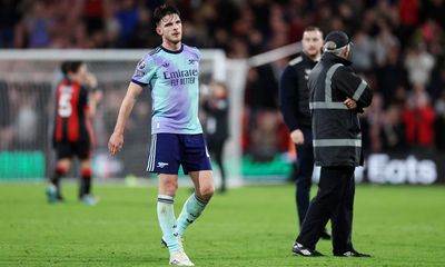 Arsenal left counting cost of naivety against Bournemouth, says Declan Rice