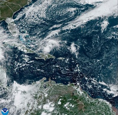 Hurricane Oscar forms off the Bahamas