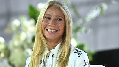 Gwyneth Paltrow's clever design trick to pull colour into her neutral kitchen - the affordable and practical hack is so easy to recreate